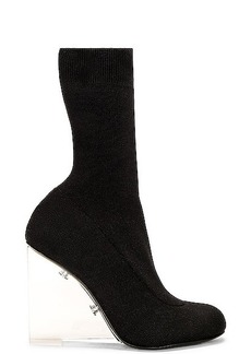 Alexander McQueen Mid Knitting Sock Wedge Boot