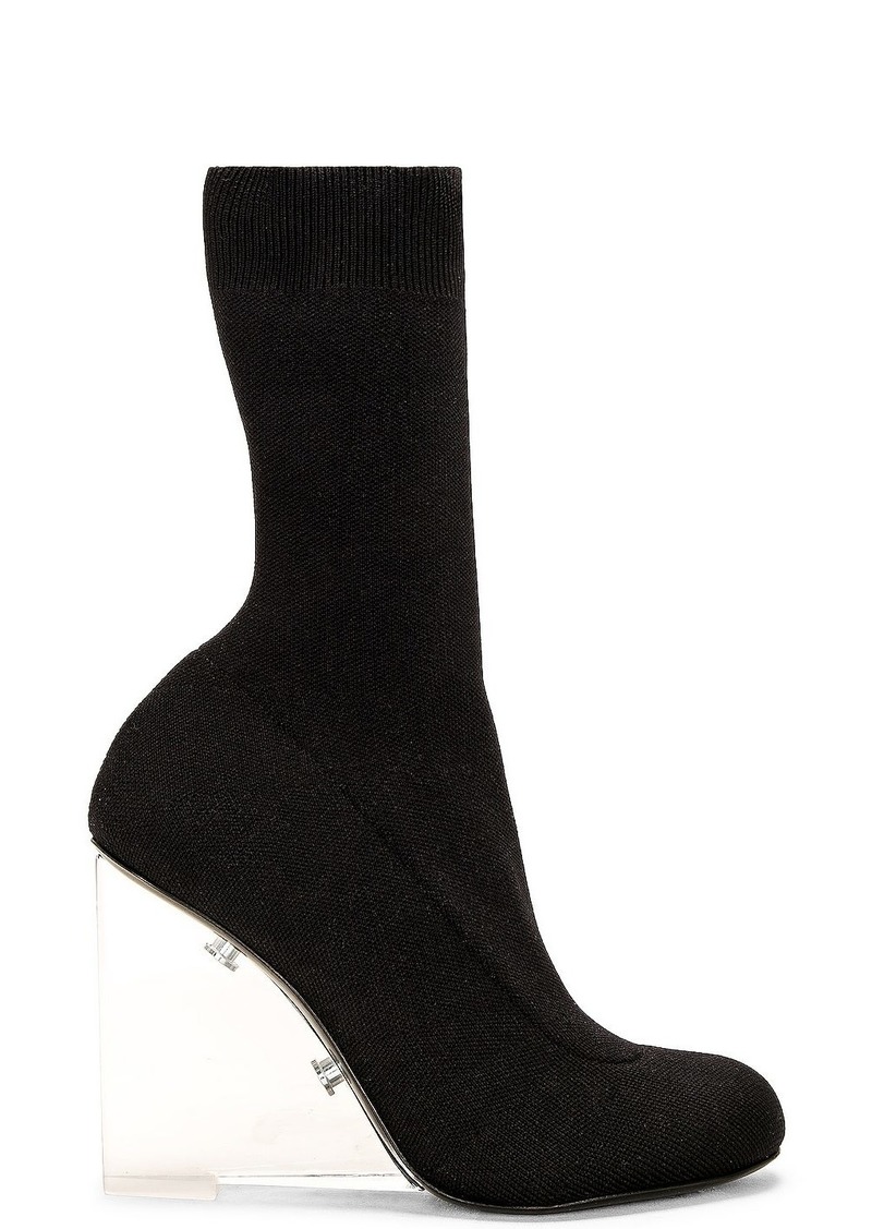 Alexander McQueen Mid Knitting Sock Wedge Boot