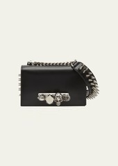 Alexander McQueen Mini Skull Spike Leather Shoulder Bag