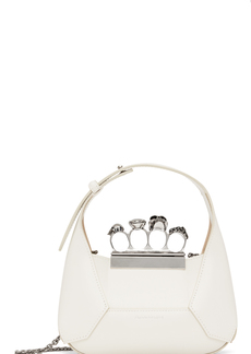 Alexander McQueen Off-White Mini 'The Jewelled' Shoulder Bag