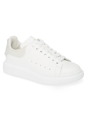 Alexander McQueen Oversize Low Top Sneaker in White/White/Transparent at Nordstrom