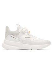 Alexander McQueen Runner raised-sole neoprene and leather trainers