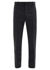 Alexander McQueen Satin-faced wool-blend twill suit trousers