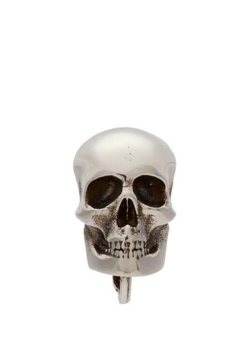 Alexander McQueen Single skull earring