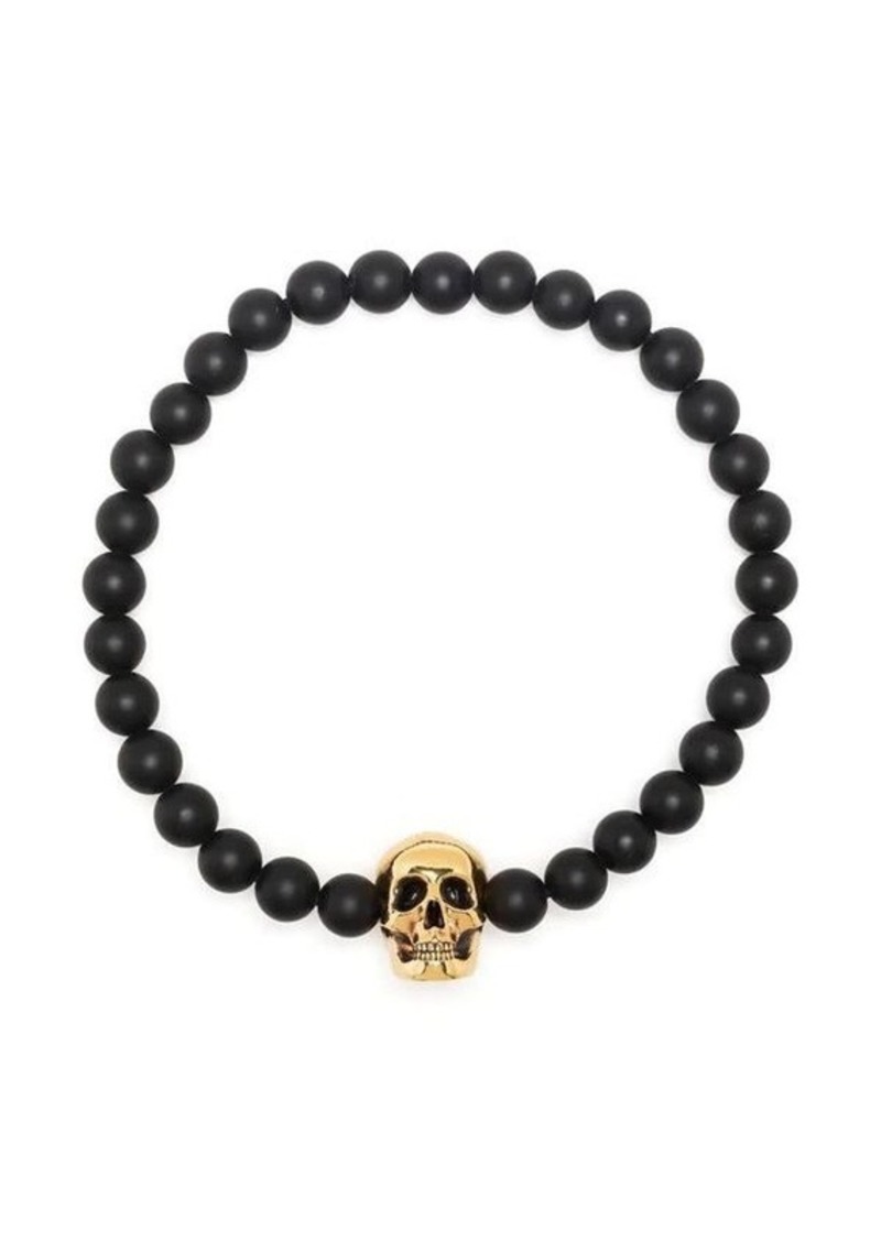 ALEXANDER MCQUEEN Skull Bracelet With Pearls