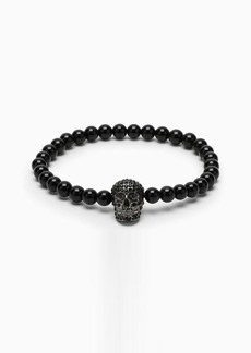 Alexander McQueen Skull bracelet with pearls crystals