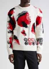 Alexander McQueen Skull Intarsia Wool