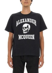 ALEXANDER MCQUEEN SKULL LOGO T-SHIRT