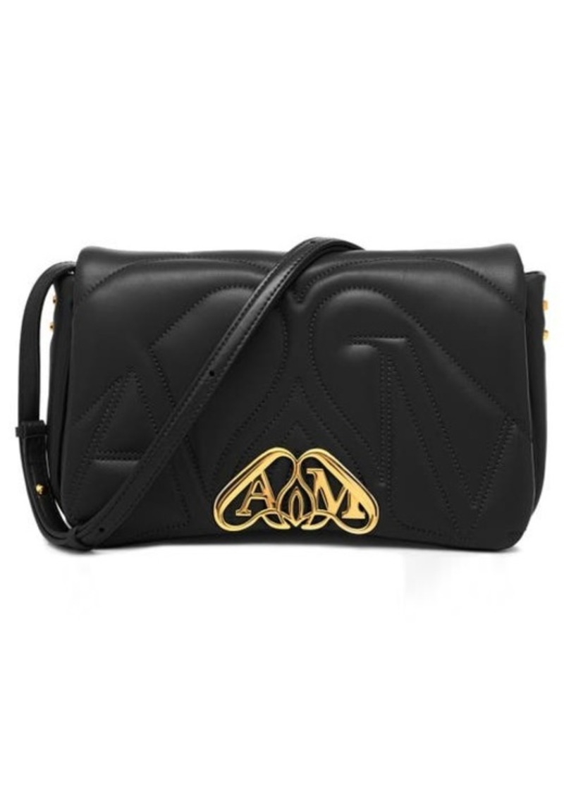 Alexander McQueen Small The Seal Quilted Shoulder Bag