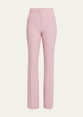 Alexander McQueen Straight Leg Crepe Trousers