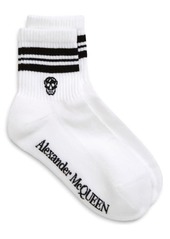 Alexander McQueen Stripe Skull Socks