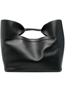 ALEXANDER MCQUEEN The Bow large leather tote bag