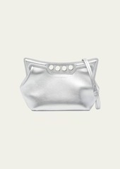 Alexander McQueen The Peak Mini Metallic Shoulder Bag
