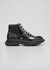 Alexander McQueen Tread Lace-Up Boots