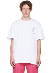 Alexander McQueen White Skeleton T-Shirt