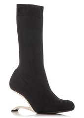 Alexander McQUEEN Women's Knit High Heel Boots