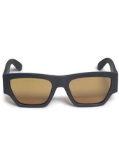 Alexander McQueen Angled rectangle-frame sunglasses