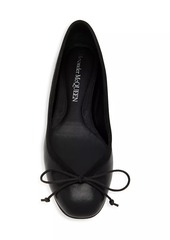 Alexander McQueen Armadillo Leather Ballerina Flats