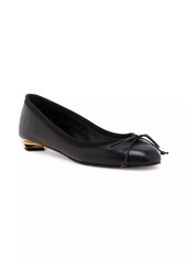 Alexander McQueen Armadillo Leather Ballerina Flats