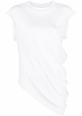 Alexander McQueen asymmetric cotton T-shirt