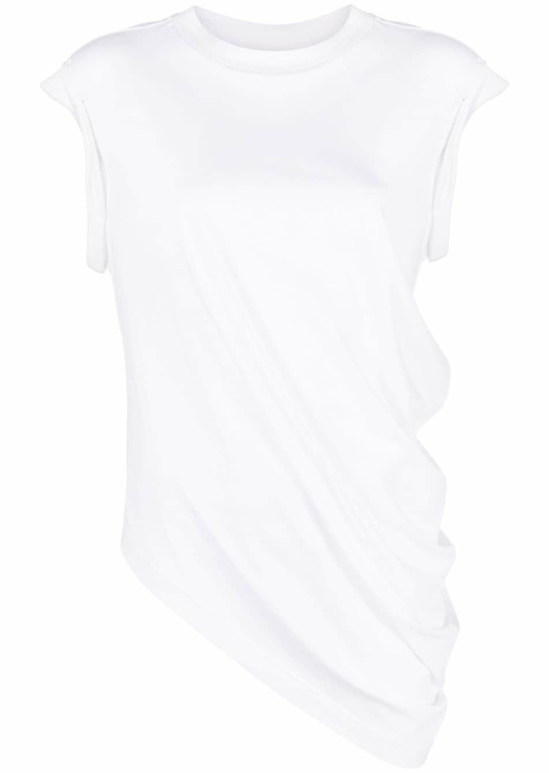 Alexander McQueen asymmetric cotton T-shirt