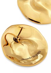 Alexander McQueen Beam Goldtone Disc Earrings