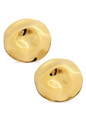 Alexander McQueen Beam Goldtone Disc Earrings