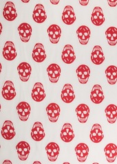 Alexander McQueen Biker Skull silk scarf