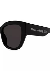 Alexander McQueen Bold 55MM Butterfly Sunglasses