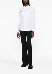 Alexander McQueen box-pleat cotton shirt