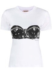 Alexander McQueen bra-print T-shirt