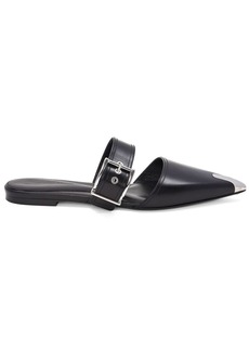 Alexander McQueen buckle-detail leather pumps