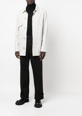 Alexander McQueen buckled four-pocket straight trousers