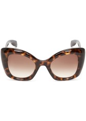 Alexander McQueen cat-eye frame skull-charm sunglasses