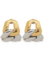 Alexander McQueen Chain Brass Earrings