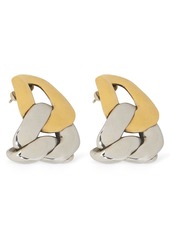 Alexander McQueen Chain Brass Earrings