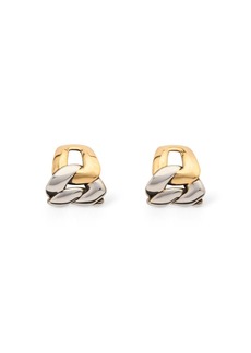 Alexander McQueen Chain Brass Earrings