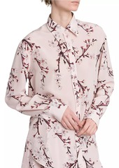 Alexander McQueen Cherry Blossom Silk Shirt