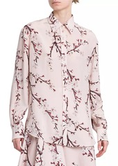 Alexander McQueen Cherry Blossom Silk Shirt