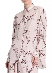 Alexander McQueen Cherry Blossom Silk Shirt