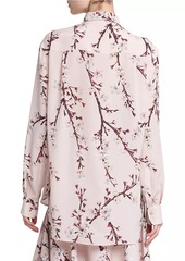 Alexander McQueen Cherry Blossom Silk Shirt