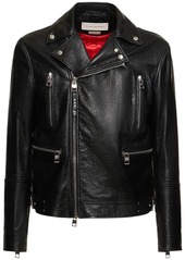 Alexander McQueen Classic Leather Biker Jacket