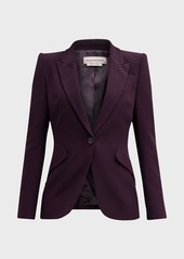 Alexander McQueen Classic Single-Breasted Suiting Blazer