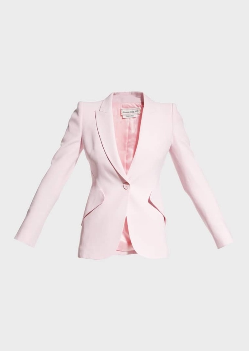 Alexander McQueen Classic Single-Breasted Suiting Blazer