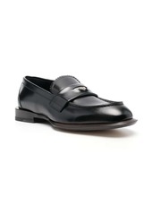 Alexander McQueen coin-embellished penny loafers