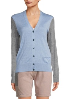 Alexander McQueen Colorblock Cashmere Cardigan