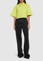 Alexander McQueen Compact Cotton Poplin Shirt