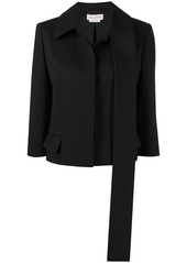 Alexander McQueen cropped single-breasted jacket
