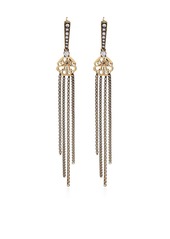 Alexander McQueen crystal-embellished drop earrings