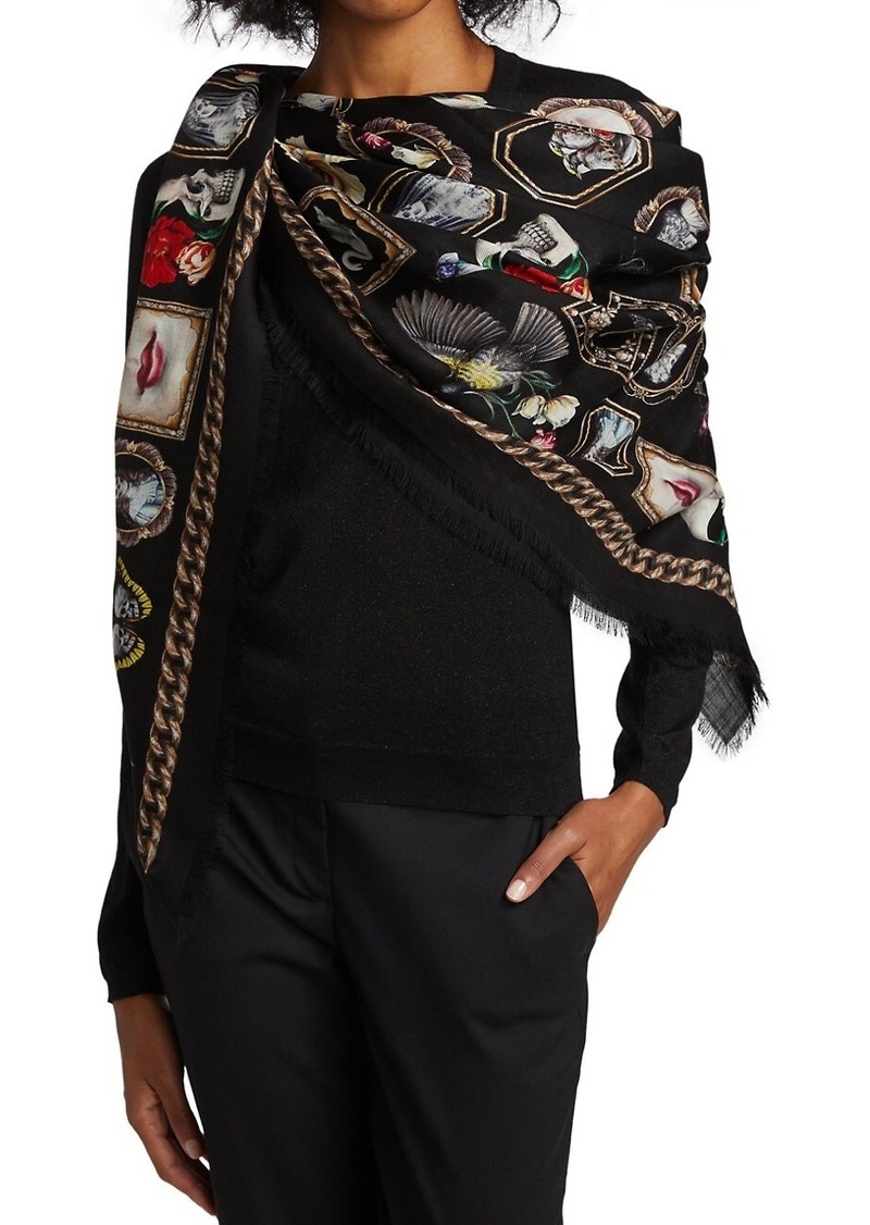 Alexander mcqueen hot sale curiosities scarf